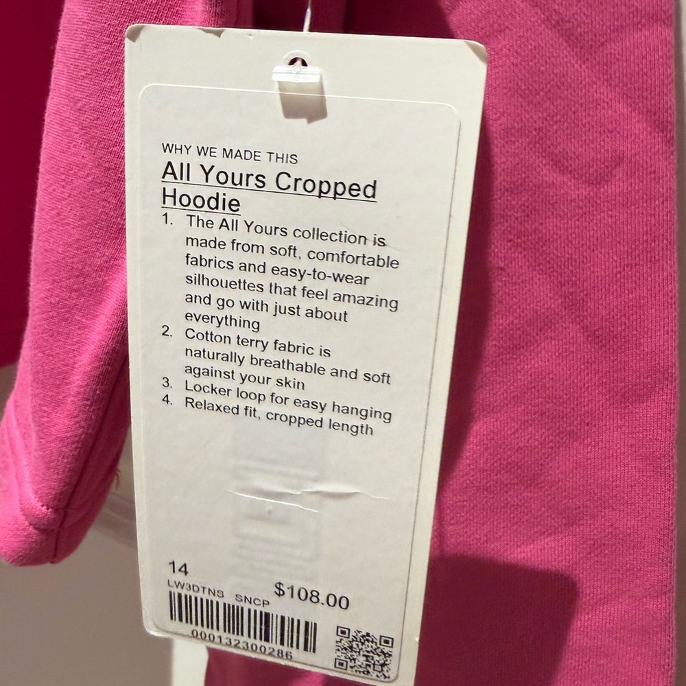 Lululemon Cropped Sweatshirt